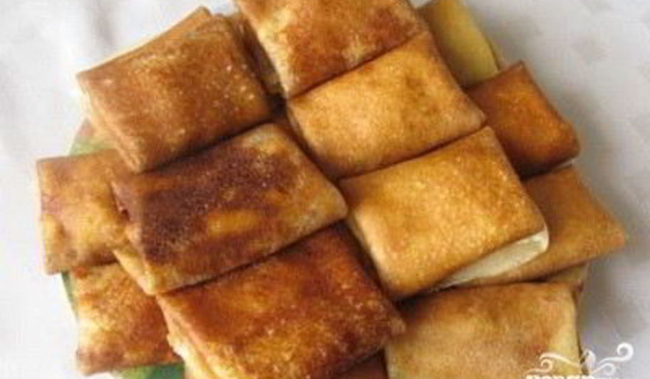 Рецепт блинчики с творожной массой