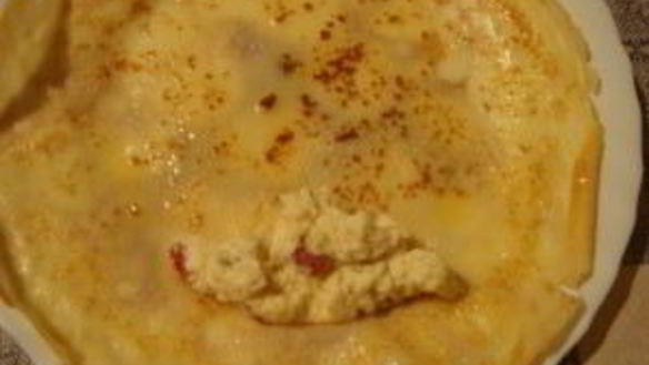 ШАГ 4. блинчики с творожной массой