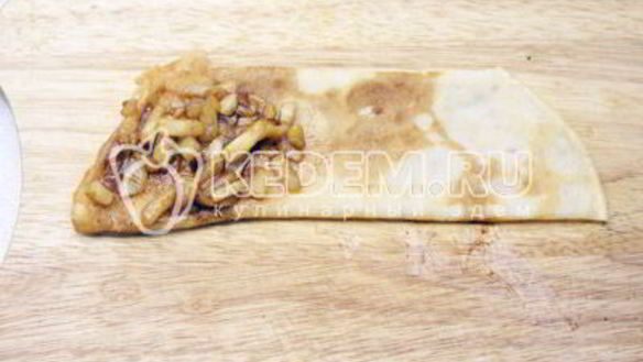 ШАГ 6. блинчики с яблоками и корицей