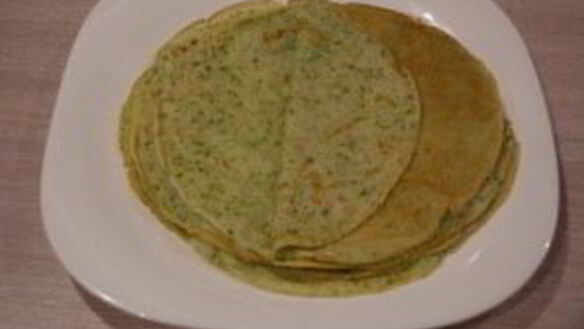 ШАГ 6. блинчики со шпинатом, беконом и грибами