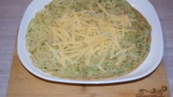 ШАГ 7. блинчики со шпинатом, беконом и грибами