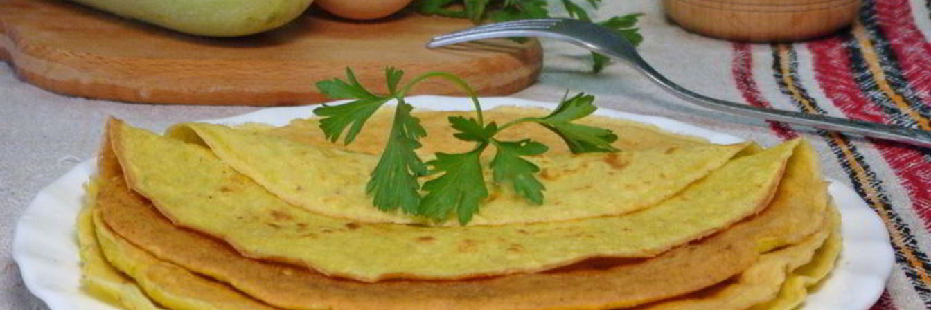 Блины кабачковые с овсяной мукой