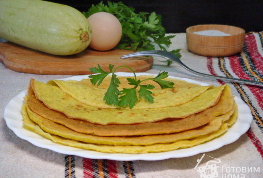 Блины кабачковые с овсяной мукой