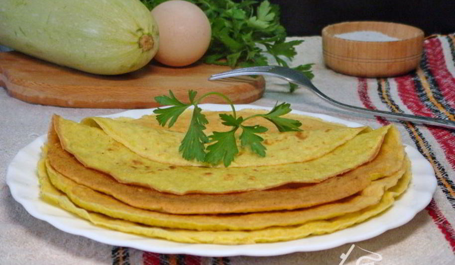 Рецепт блины кабачковые с овсяной мукой