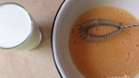 ШАГ 2. блины классические на молоке