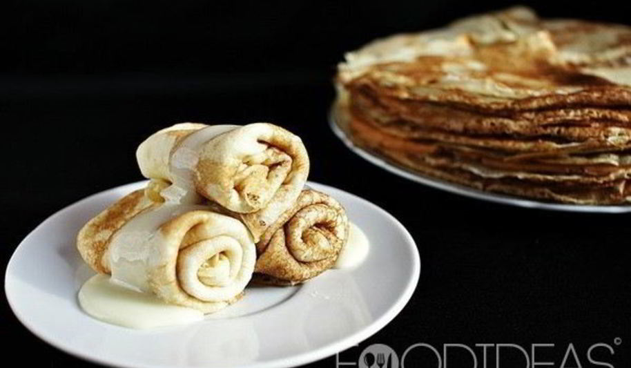 Рецепт блины на минеральной воде