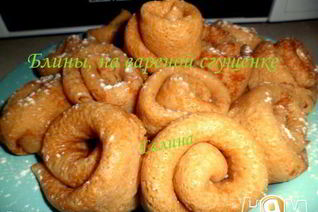 Блины, на вареной сгущенке