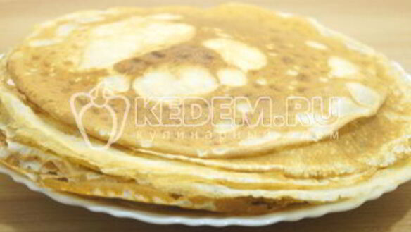 ШАГ 5. блины с грибной начинкой