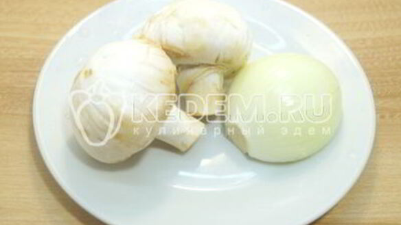 ШАГ 6. блины с грибной начинкой