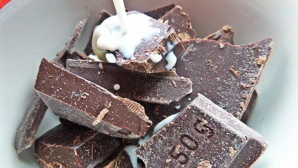 ШАГ 2. блины с хурмой и шоколадом