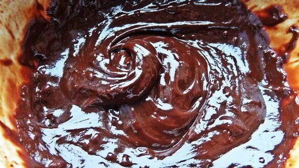 ШАГ 3. блины с хурмой и шоколадом