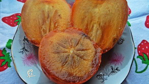 ШАГ 4. блины с хурмой и шоколадом