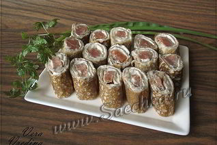 Блины с красной рыбой