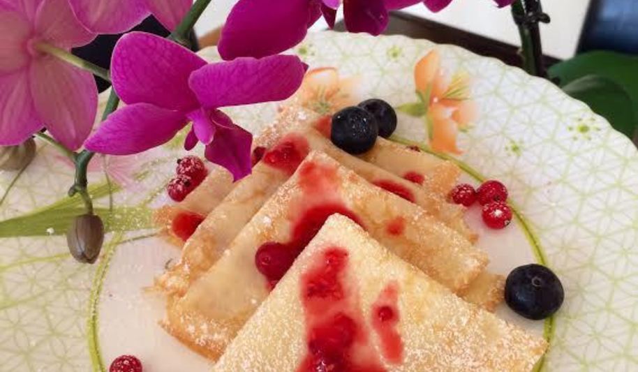 Рецепт блины с малиной