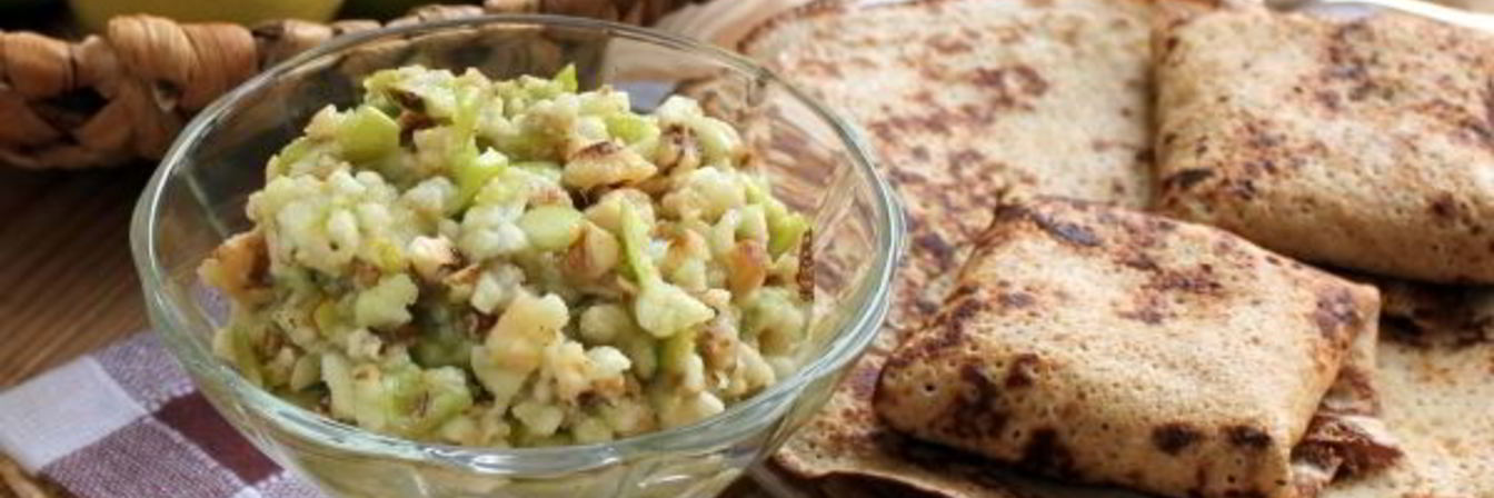 Блины с начинкой Сладкий август