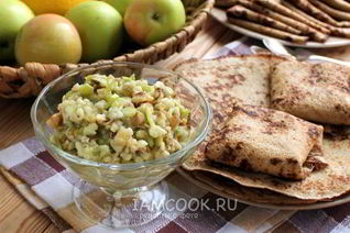 Блины с начинкой Сладкий август