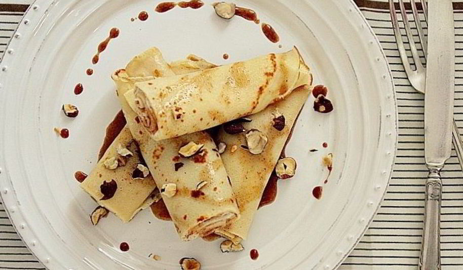 Рецепт блины с орехами