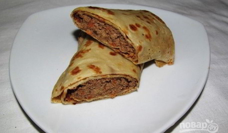 Рецепт блины с печенкой