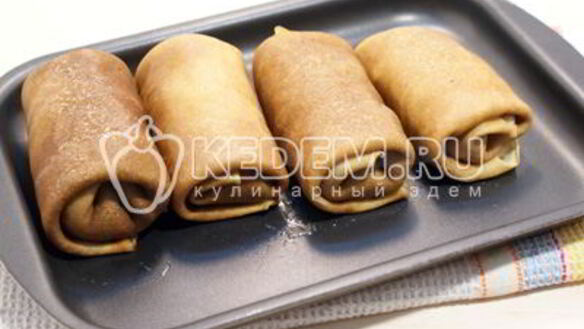 ШАГ 11. блины с рыбой