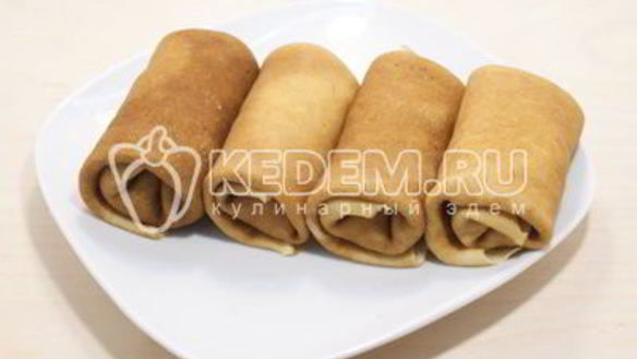 ШАГ 9. блины с рыбой