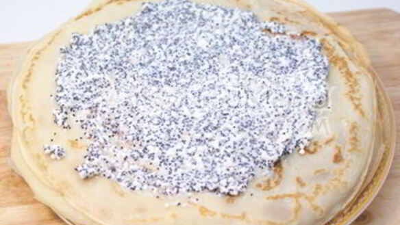 ШАГ 7. блины с творогом и маком