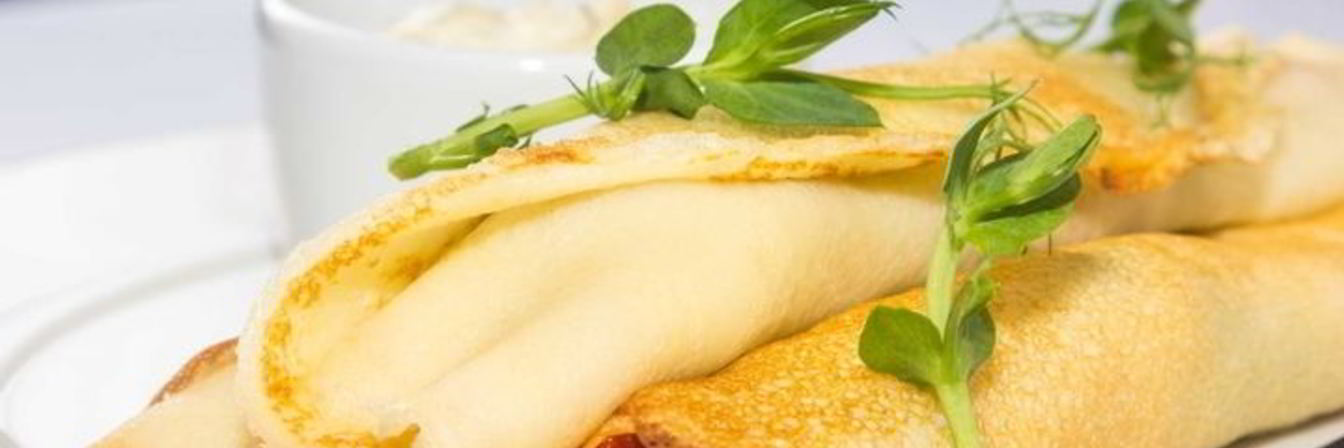 Блины с вешенками