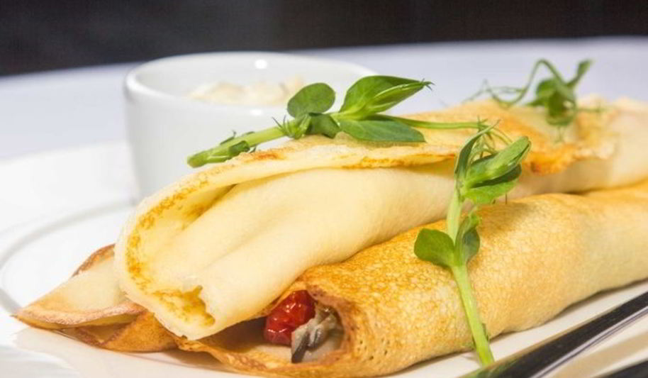 Рецепт блины с вешенками