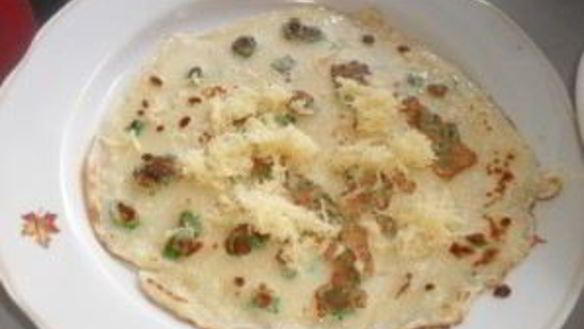 ШАГ 9. блины с зеленым луком