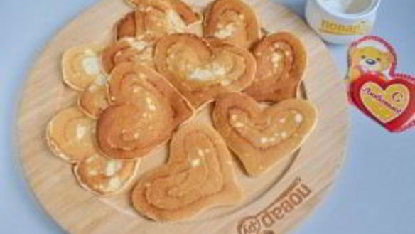 ШАГ 7. блины-сердечки