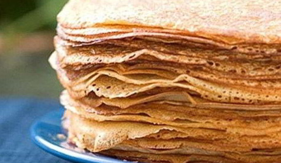 Рецепт блины тонкие на кипятке и молоке