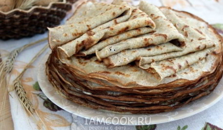 Рецепт блины цельнозерновые