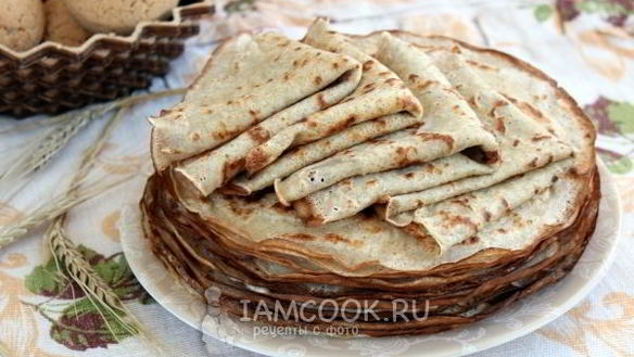 ШАГ 10. блины цельнозерновые
