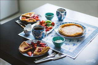 Блины заварные на молоке