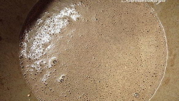 ШАГ 2. черемуховые блины с маскарпоне и голубикой