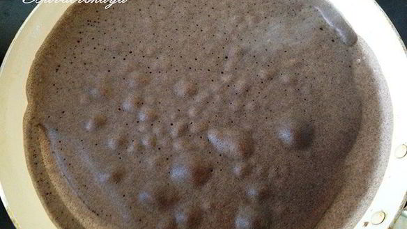 ШАГ 3. черемуховые блины с маскарпоне и голубикой