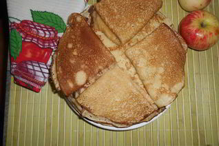 Блины на кефире