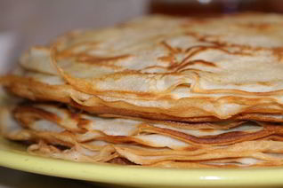 Классические блины на молоке