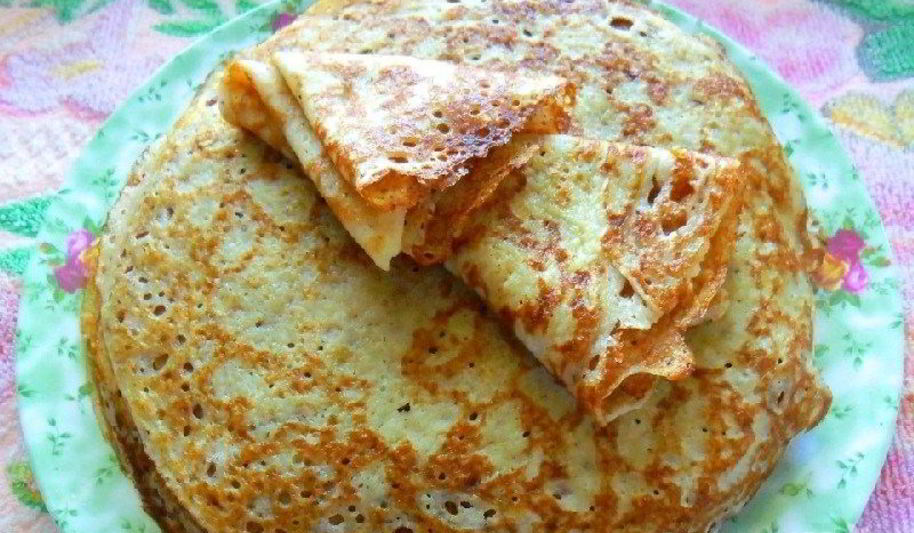 Рецепт крахмальные блины