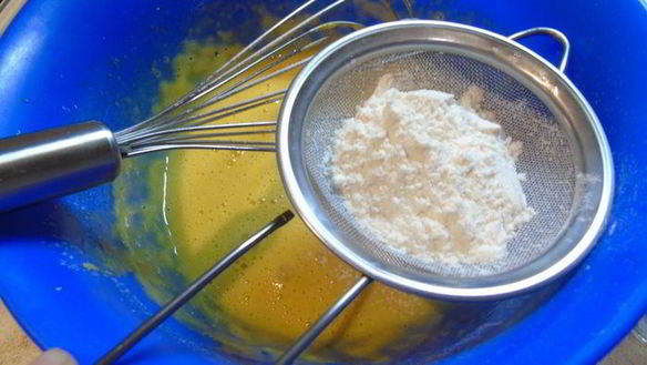 ШАГ 3. лимонные блины с кокосово-лимонным кремом