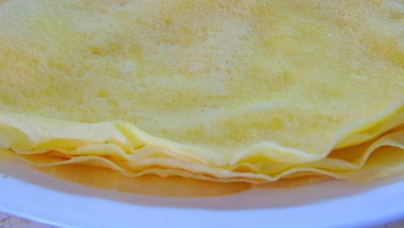 ШАГ 10. лимонные блины с кокосово-лимонным кремом