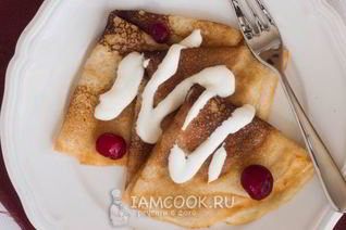 Масляные блинчики без яиц