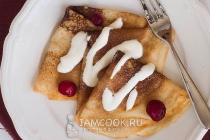 Масляные блинчики без яиц