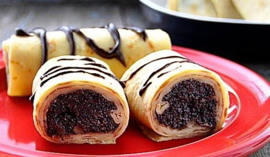 Рецепт налистники с маком