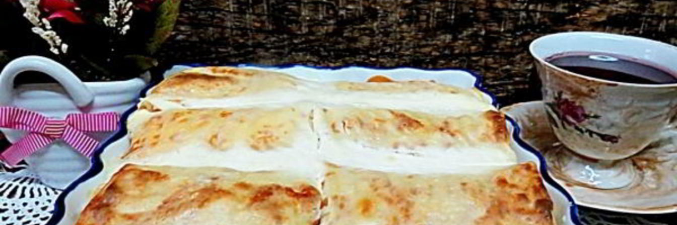 Налистники с творогом, запеченные в духовке