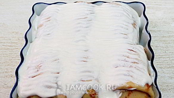 ШАГ 13. налистники с творогом, запеченные в духовке