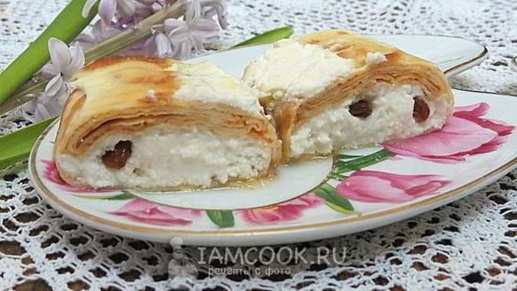 ШАГ 15. налистники с творогом, запеченные в духовке