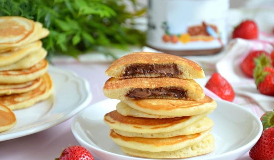 Рецепт панкейки с начинкой