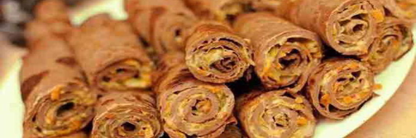 Печеночные блины с начинкой