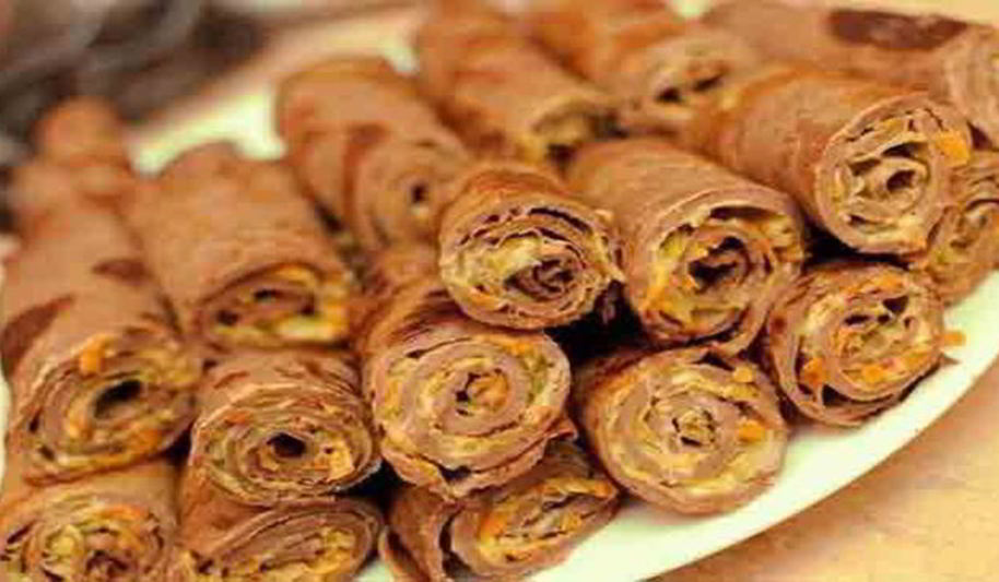 Рецепт печеночные блины с начинкой