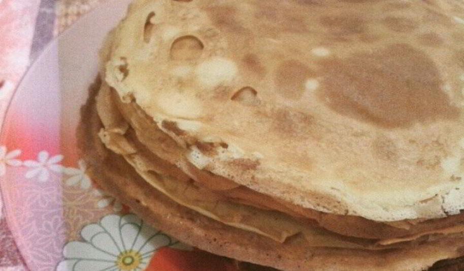 Рецепт простые тонкие блины